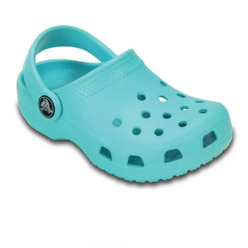 Crocs Kids Cayman Clog Pool UK 1 EUR 32-33 US J1 (10006-40M)